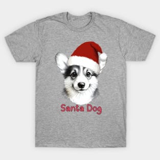 Santa Dog - Corgi T-Shirt